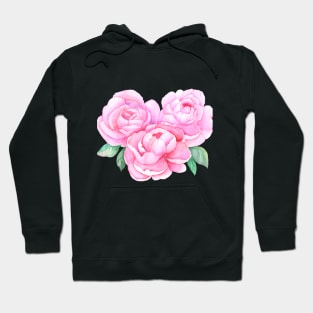 peony flowers Hoodie